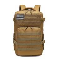 M] Outdoor Hiking Bag 35L Camouflage Tactical Cycling Backpack Hiking Equipment Camping Backpack