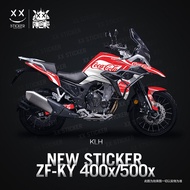 สติกเกอร์ XX เหมาะสำหรับ ky525x Le 400X Le 500X สติกเกอร์ลายดอกไม้สติกเกอร์ติดรถสติกเกอร์ดัดแปลง