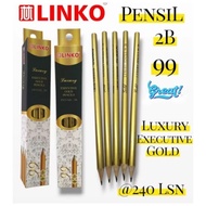 (12Pcs) LInko Gold L-99 2B Pencils Linko Premium Pencil 2B Pencil Pencil 2B