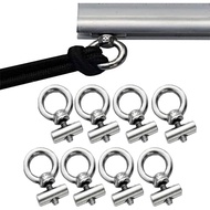 8Pcs Penutup Rel Awning 6mm untuk RV Caravan Motorhome Campervan Peralatan Khemah Perkhemahan Akseso