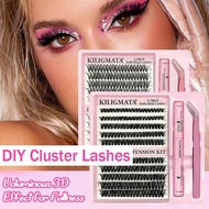 200 Clusters Lashes Kit Diy Single False Eyelashes Segmented Thick Eyelash Eyelash Makeup O4v4