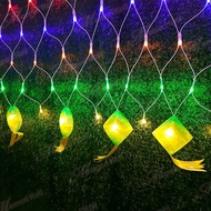 Lampu Raya Ketupat Raya Led Kelip Crystal String Light Lip Lap Decoration Lights