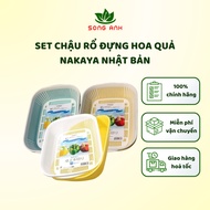 Japanese Nakaya 2-layer fruit basket, extremely convenient for storing fruits and vegetables... rand