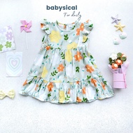 BABYSICAL 1-6 tahun Prisha Dress - Dress Baju Anak Perempuan Cantik Dress Balita Anak Prisha Dress
