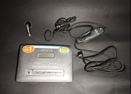 RARE VINTAGE AIWA Portable Stereo Radio Casette Tape Player/Recorder with original Headphones Contro