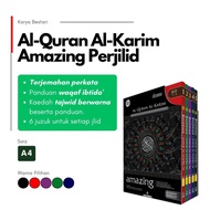 [Saiz A4] Al-Quran Perjilid | Terjemahan Perkata | Waqaf Ibtida’ | Al-Quran Amazing Perjilid [Karya 