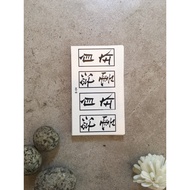 Tato Temporer tulisan Jepang cina || Temporary Tattoo small kecil / Stiker tattoo tahan air