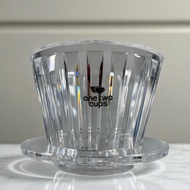One Two Cups Coffee Dripper B75 Flat bottom dripper Flatbed brewer Dripper V-flat Kalita Wave compat