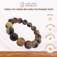 African Feng Shui Cow Horn Bracelet / Prosperity Fortune | Thanh MAI Horn Comb