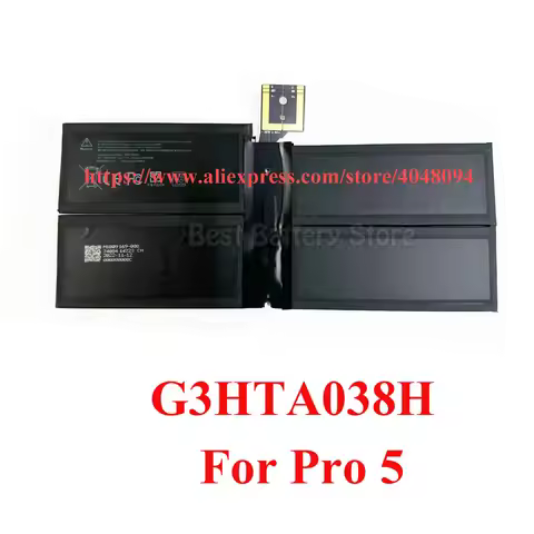 G3HTA038H DYNM02 Laptop Battery For Microsoft Surface Pro 5 1796,Pro 6 1807 1809 12.3'' Series Table