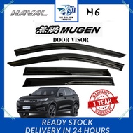 Haval H6 HEV 2024-2025 Mugen Style Door Visor Sun Visor Air Press (1set/4pcs)