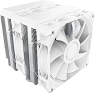 MONTECH NX600 Dual-Tower CPU Air Cooler with 6 Heatpipes & Premium Top Cover | 28mm E28 PWM Premium 