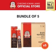 [Bundle of 5] Cheong Kwan Jang Korean Red Ginseng Extract Everytime Balance (10ml x 30 sticks x 5 boxes)