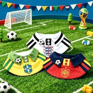 World Cup themed pet bib for cats and dogs, football bib
