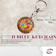 Jubilee Keychain - 4 x 4 x 9 cm - Made in Italy - K1-115981 Diameter - 4 x 4 - H - 9cm