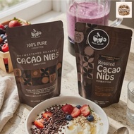 Hao Cacao Roasted Cacao Nibs - Unsweetened & Muscovado Coated (150g)