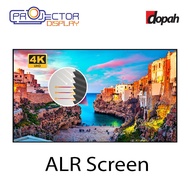 Dopah 4K ALR Ultra Ambient Light Rejecting Thin Frame UST Screen (High Contrast Gray) For UST Projec