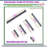 Flexible FFC FPC Pitch 1.0mm Clamshell Cable Connector/ Socket