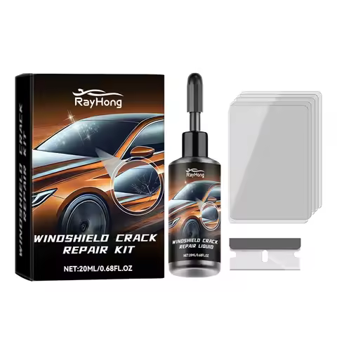 Windshield crack repair fluid,car window repair resin kit,glass scratch repair tool,glass curing adh