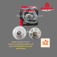 FreeWheel PACIFIC Bicycle Sprocket Gear/ 7 8 Speed Stacked Brown 1/2" x 3/32" x 7 SPEED 8 SPEED | Hi
