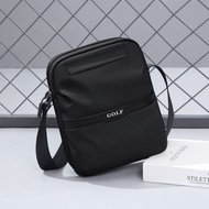GOLF QUALITY Mini Cross Bag Mens Crossbody Bag Nylon Fashionable Shoulder Bags Man Leisure Square Sl