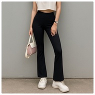 deluxe | Flare Pants Highwaist | Women's Cutbray Scuba Leggings | Women's Yoga Pants