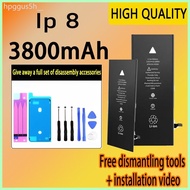 Original High capacity Phone Battery For iPhone 8  (free tools)