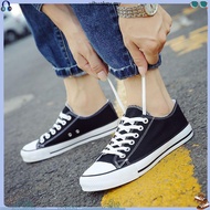 【DING DANG】READY STOCK Korean Style Fashion shoes Men Women Canvas Low top casual student shoes Outd