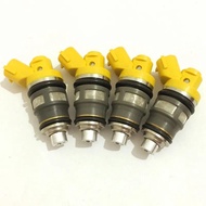 4xE85 high performance quality Flow matched 650cc side feed Fuel injectors for Toyota Supra 1JZ-GTE 