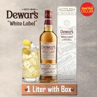 帝王 - 【一公升盒】蘇格蘭 Dewar’s White Label Double Aged Blended Scotch Whisky 調和威士忌