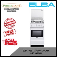 ELBA EGC 536 WH FREE-STANDING COOKER - 1 YEAR LOCAL MANUFACTURER WARRANTY