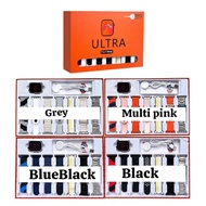 [READY STOCK]  7 IN 1 ULTRA SMART WATCH WIRELESS CHARGER GPS Tracking, Running tracking titanium cas