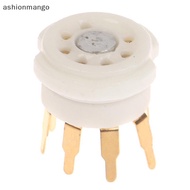 【AMSG】 1PCS 6AQ5 EAA91 6J1 6J2 6X4 6Z4 Tube Soet Gold-plated Soet For 7Pin B7G Vaccum Tube Amplifier