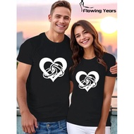 Romantic Love Ring Print Couple Shirt Anniversary Gift For Husband And Wife