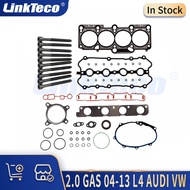 Engine Parts Cylinder Head Gasket Set Fit 2.0 L GAS 04-13 L4 For AUDI A1 A3 A4 A6 TT SEAT Leon SKODA