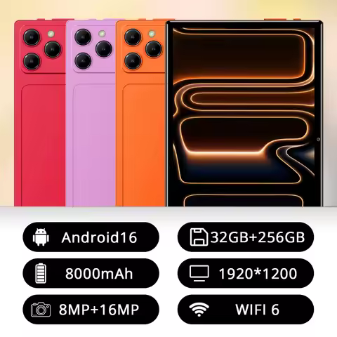 i17 Android Tablets 10.1 Inch Octa Core 32GB RAM 256GB ROM Dual SIM Cards Call WiFi Bluetooth Google