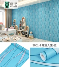 Wallpaper Dinding Motif Garis Wave Klasik Warna