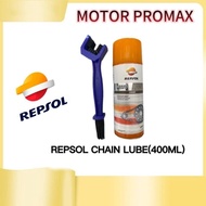 REPSOL CHAIN LUBE MINYAK RANTAI 400ML AJI RACING DID SSS RK RKM