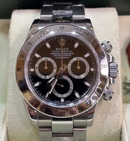 Rolex Daytona 地通拿 116520 經典黑面鋼地 連2006出紙盒