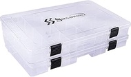 Sougayilang Fishing Tackle Boxes - 3600 3700 Plastic Storage Organizer Box with Removable Dividers -
