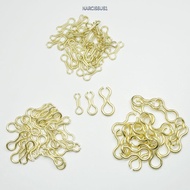 NARCISSUS1Y7KJ 100pcs Barrel Swivel Durable Gold Line tackle  Connector
