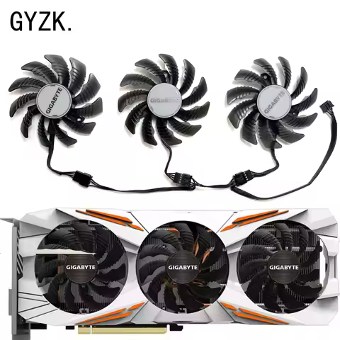 New For GIGABYTE GeForce GTX1080ti 11GB GAMING OC Graphics Card Replacement Fan T128010SU
