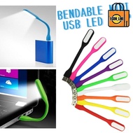 Bendable USB Book Light Mini USB LED Lamp Flexible 5V 1.2W  For Power Bank Computer Notebook Laptop Night Lights Gadgets