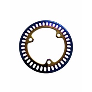 YAMAHA XMAX250 NVX155 NMAX155 DISC PLATE COVER ALLOY CNC GOLD / TITANIUM GOLD NVX XMAX NMAX ABS DISC