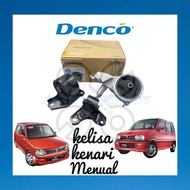 Denco Perodua Kenari Kelisa Engine Mounting Kit Set [Manual] Original Made In Malaysia Quality Genuine