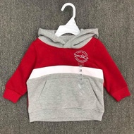 C784 C.hess boys' mixed-color cotton fleece hoodie, genuine surplus 9-36m X09-020