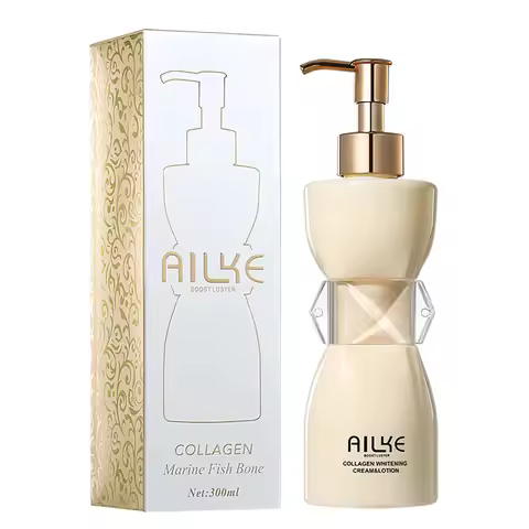 Whitening Body Lotion AILKE Collagen Whitening Body Lotion, Intense Moisturizing Cream for Women, Re
