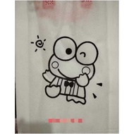 SPUNBOND BAG 30X40X8 / Spunbond Coloring Bag White bag with color strap size 30x40x8 Winnie The Pooh