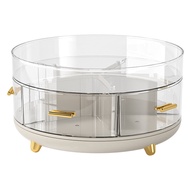 2 Tier Rotating Makeup Organizer CountertopBathroom Organizers and StorageRotates 360 Degrees with 5