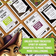 [fireflowerM] Coyote Game, Coyote Party Card Game, Meet The Action-Paed Card Game Full Of High Fives